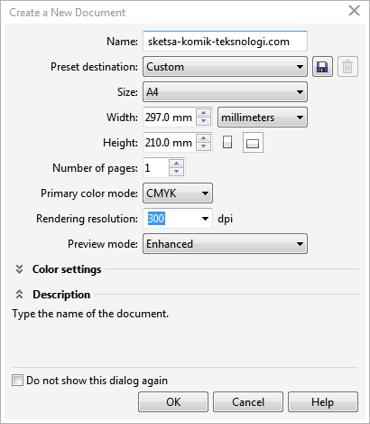 new-document-settings-coreldraw-teksnologi