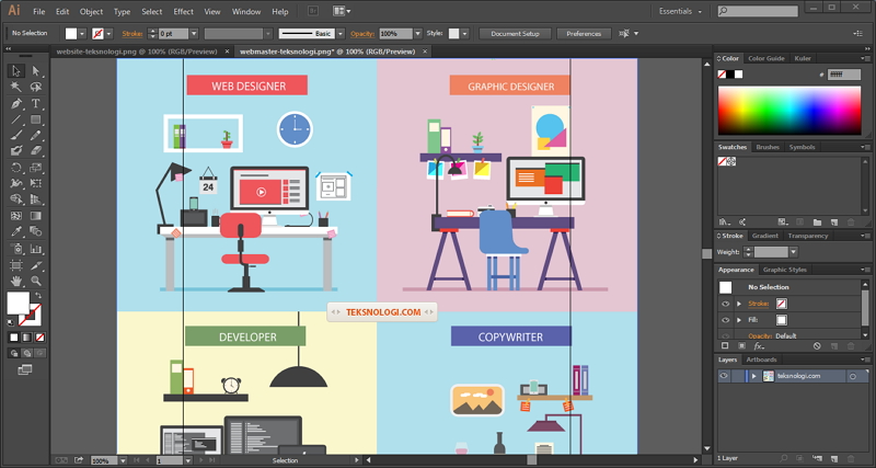 Belajar Desain Grafis Untuk Pemula - Teksnologi