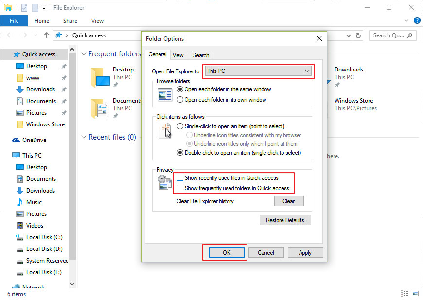 disable-quick-access-folder-options-file-explorer-windows10