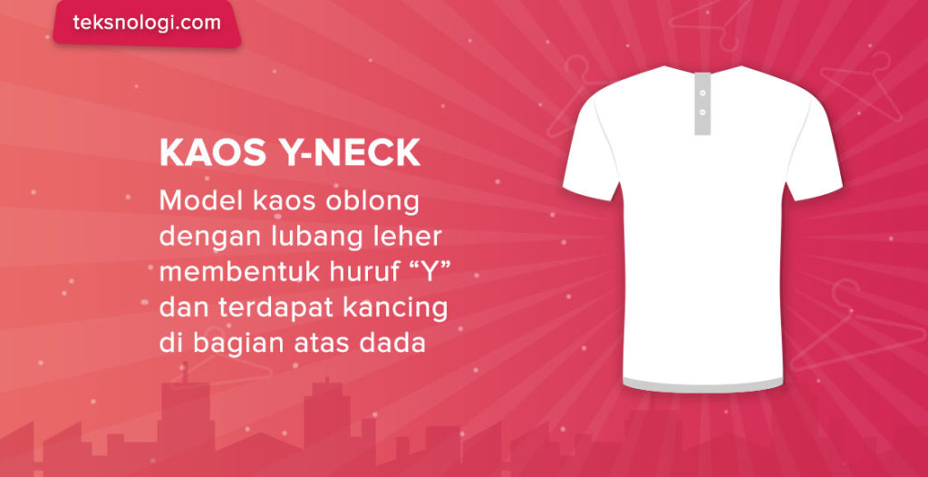 model-kaos-y-neck-shirt