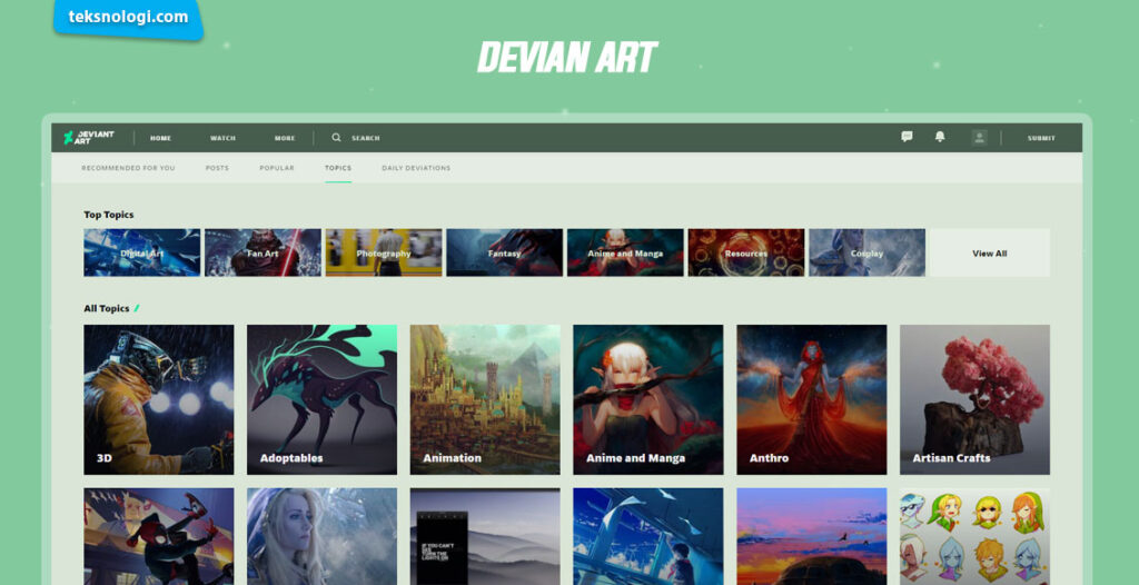 devian art