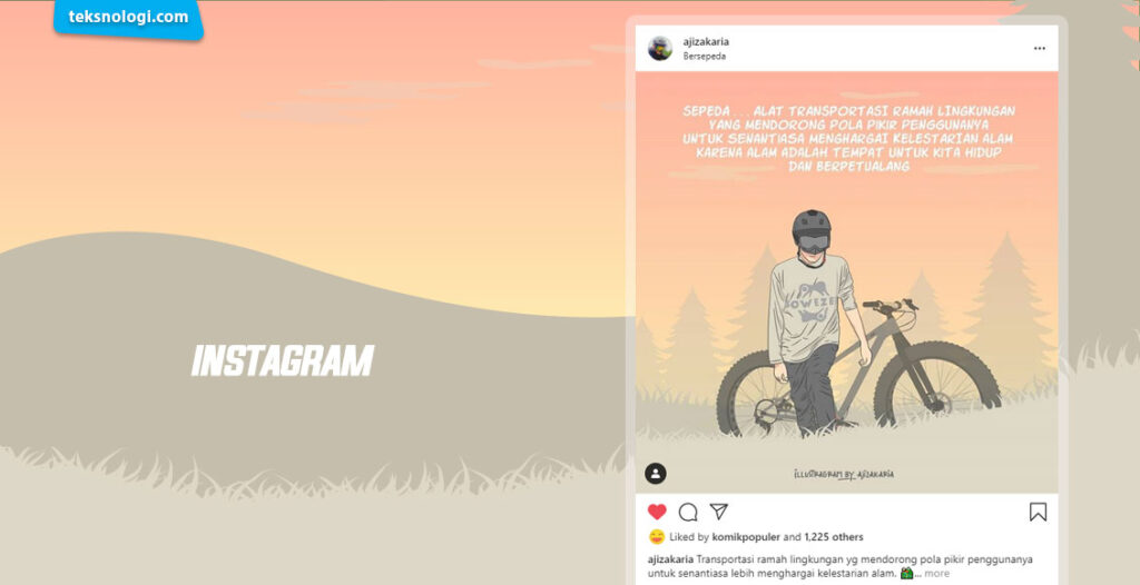 mencari inspirasi desain di instagram