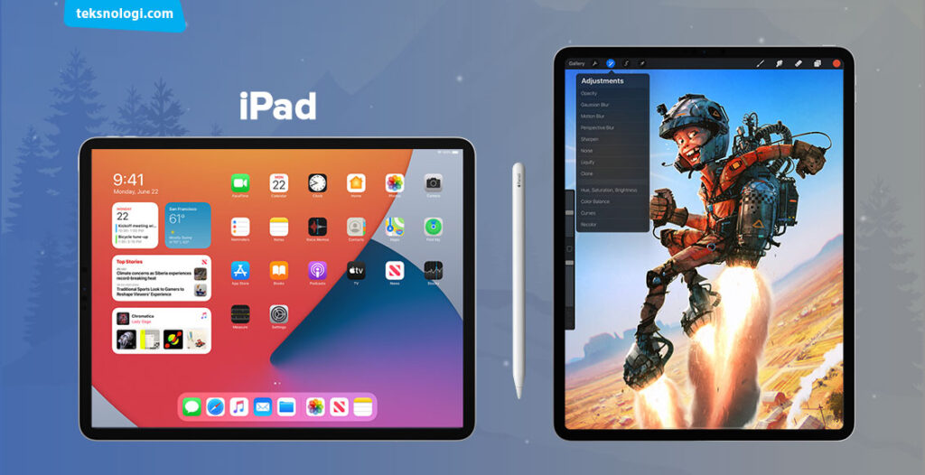 menggambar dengan ipad