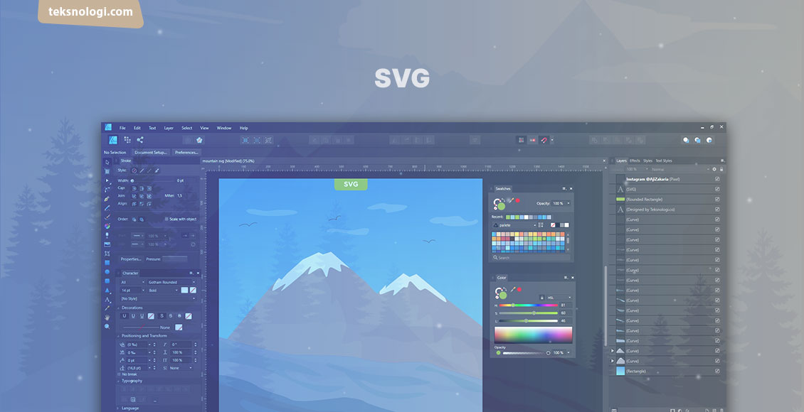 cara membuat gambar svg