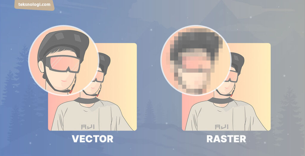 perbedaan vector dan raster