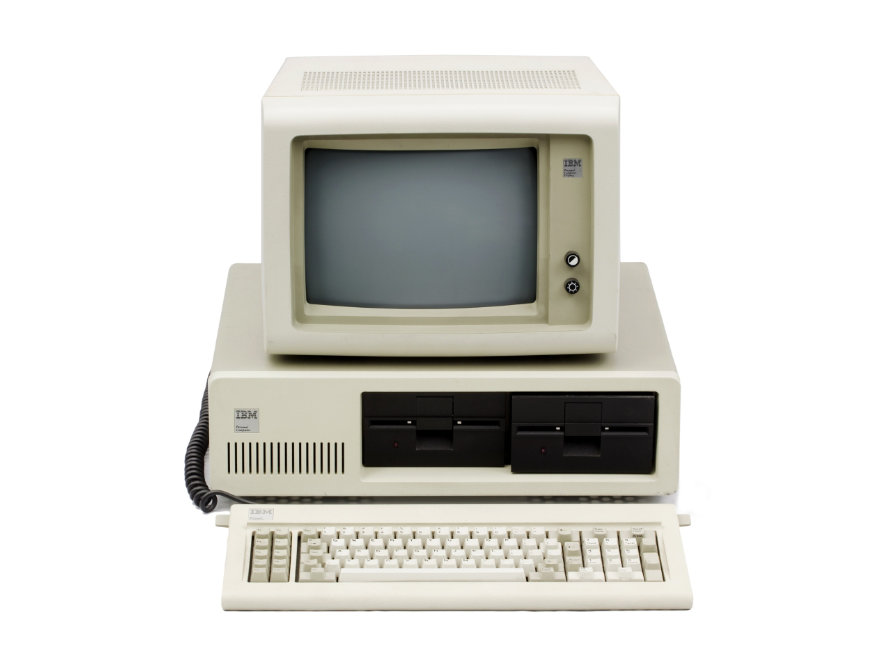 8 персональные компьютеры. IBM PC 1981. Персональный компьютер IBM PC. Первый персональный компьютер IBM PC. IBM Computer 80s.