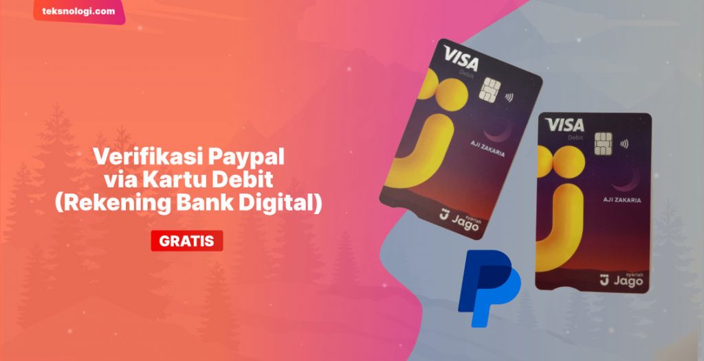 Verifikasi Paypal Via Rekening Bank Digital Gratis Tanpa Kartu