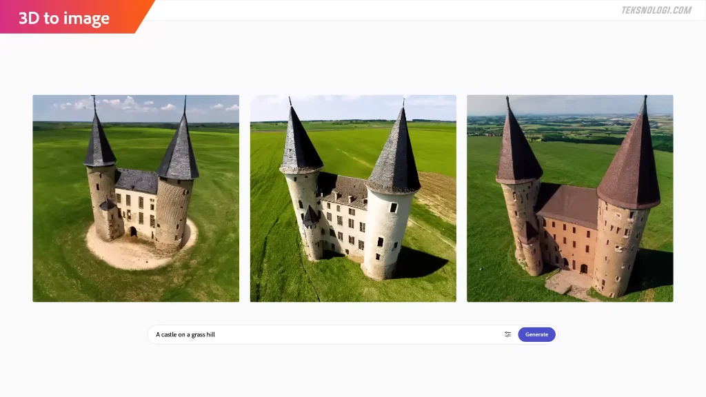 adobe-firefly-3d-to-image-ai-castle